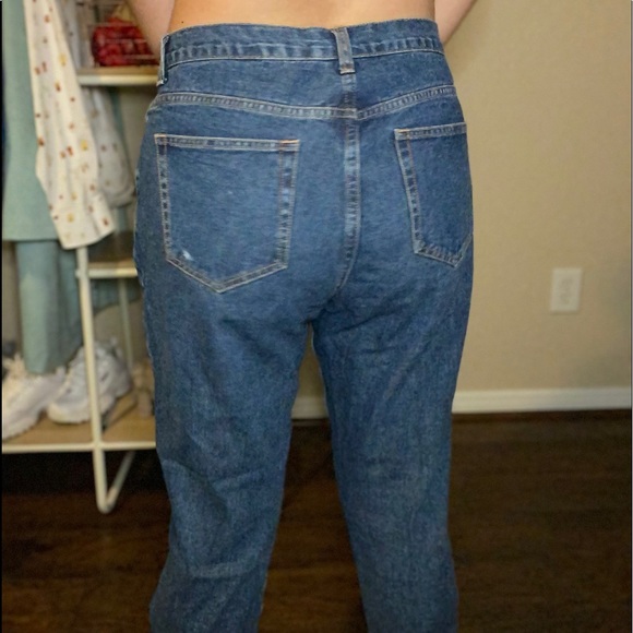 Dark wash denim mom jeans - Picture 3 of 3